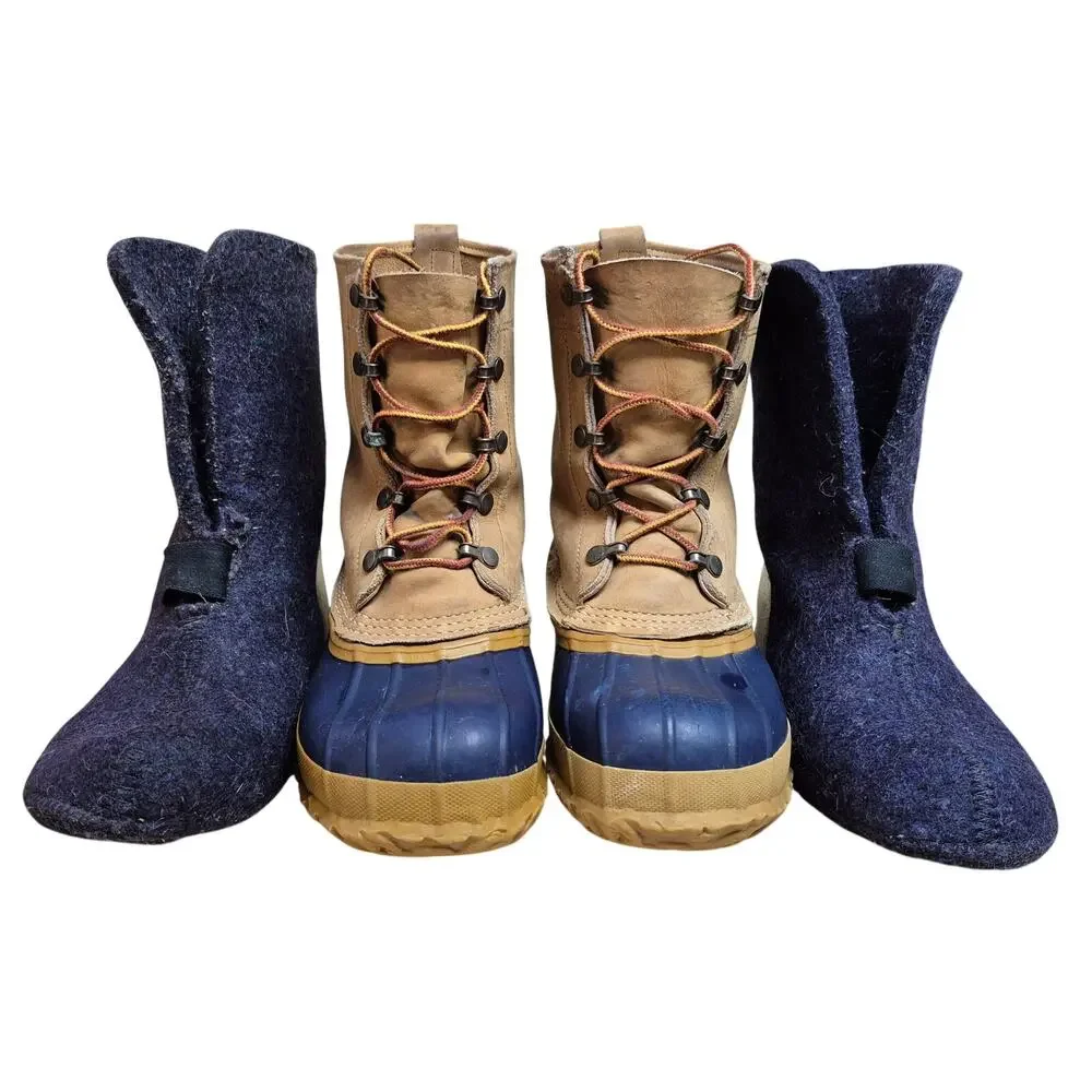 L.L. Bean Blue Brown 10